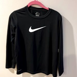 Nike Dri-Fit Long Sleeved T-shirt Black Size Medium Great Condition